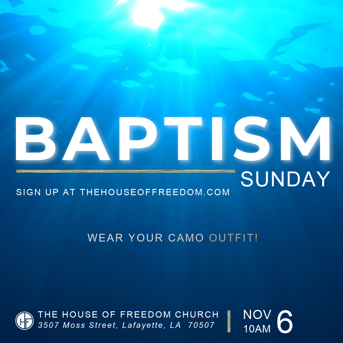 Baptism Sunday