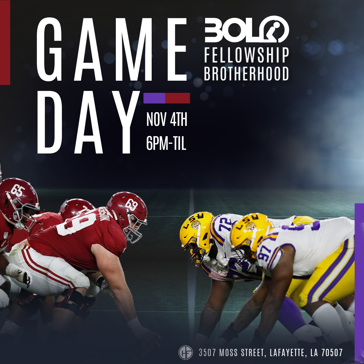 BOLD MEN MINISTRY'S GAME DAY