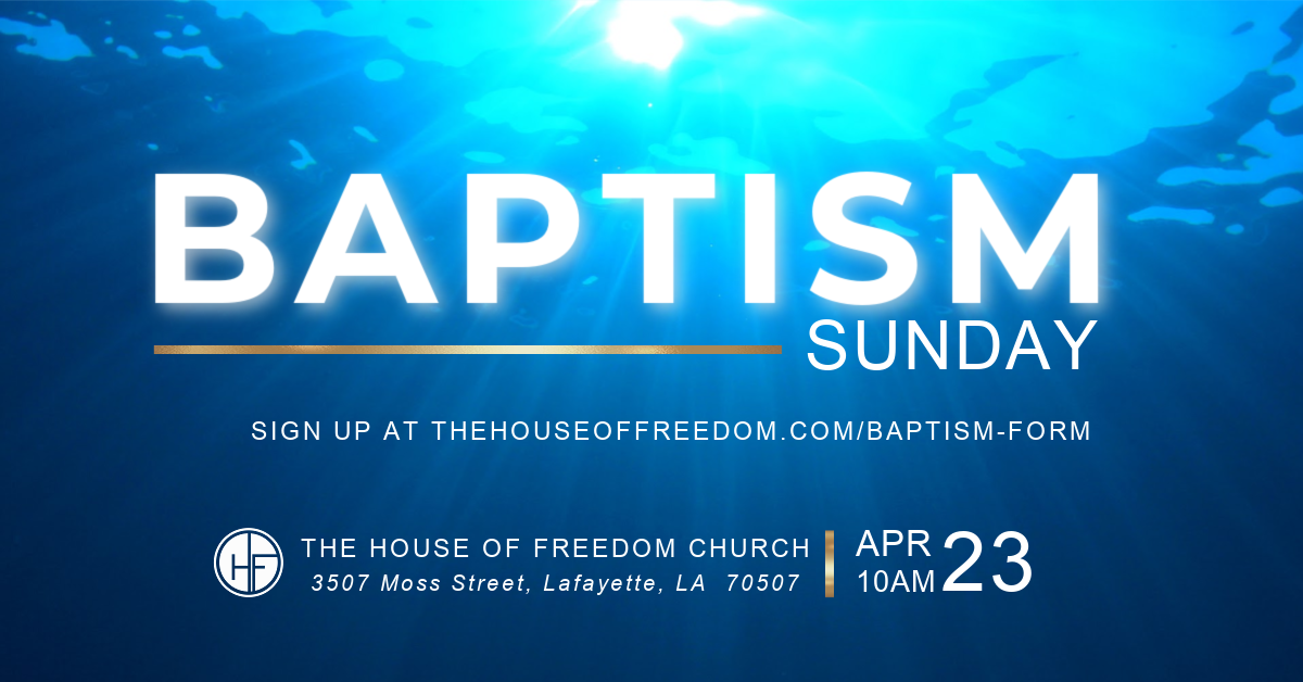 Baptism Sunday